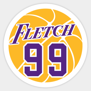 FLETCH 99 Basketball - LA Lakers Style Sticker